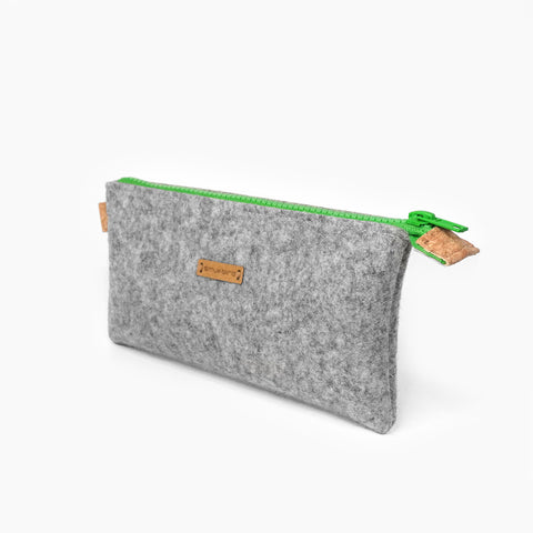 Pencil case light gray-green | MISK