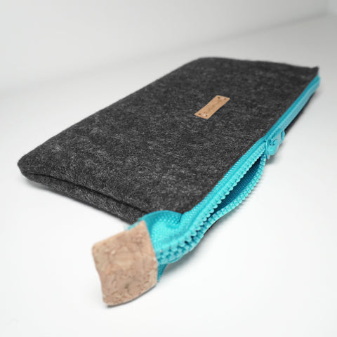 Pencil case anthracite-azure | MISK