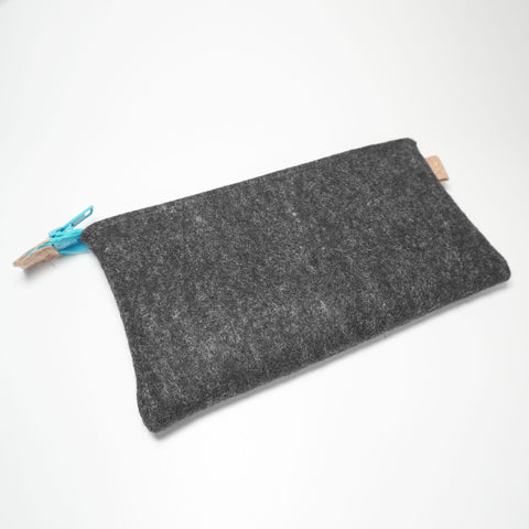 Pencil case anthracite-azure | MISK