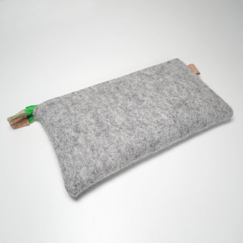 Pencil case light gray-green | MISK