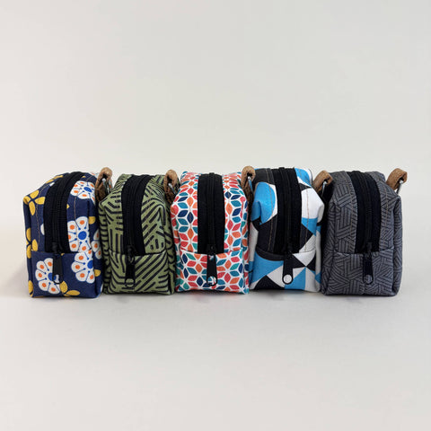 Mini bag for headphones & co. | made from organic cotton | Design Tracks | Model PocketCube