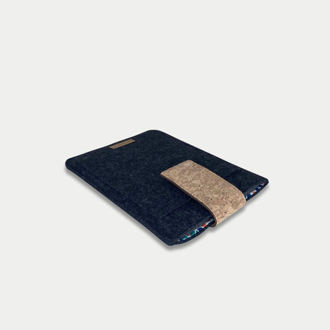 Case for PocketBook InkPad X Pro | with magnetic closure and extra compartment | anthracite - Colorful | Model "HAKA"