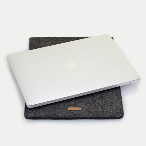 Case for HP B0CMD2RVGR | made of felt and organic cotton | anthracite - Colorful | Model "LET"