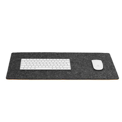 Desk pad made of felt and cork | 45 x 65 cm | anthracite