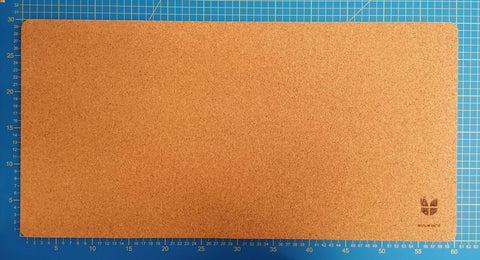 Desk pad made of felt and cork | 30x60cm | anthracite
