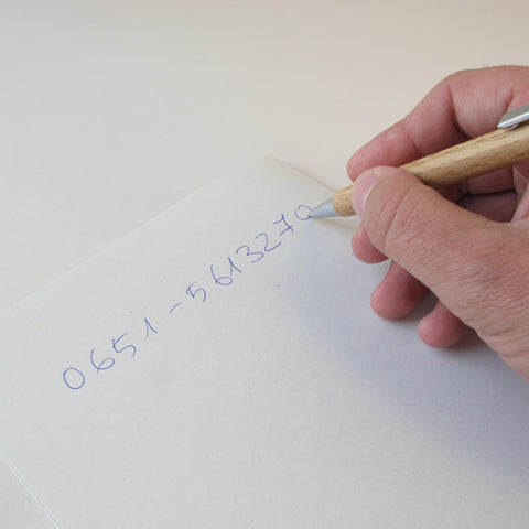 Sustainable ballpoint pen made of wood and metal - Uma TREE