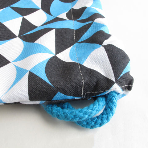 Gym bag, backpack | made of cotton and cork | Shapes