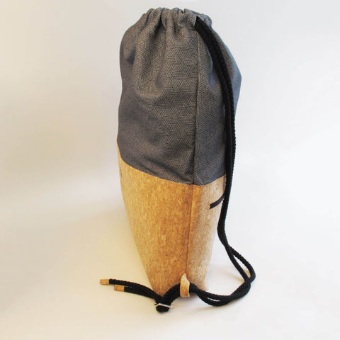 Gym bag for children, small backpack | made of cotton and cork | Tracks