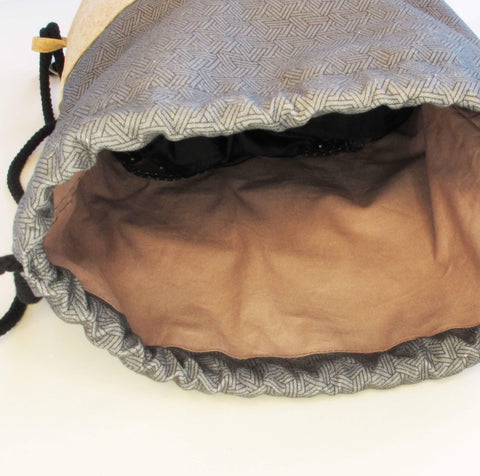 Gym bag for children, small backpack | made of cotton and cork | Tracks