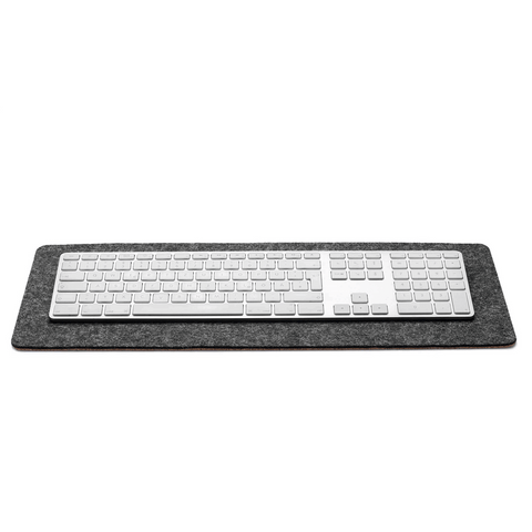 Desk pad made of felt and cork | 20x50cm | anthracite