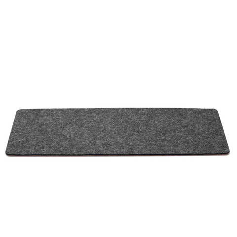 Desk pad made of felt and cork | 20x50cm | anthracite