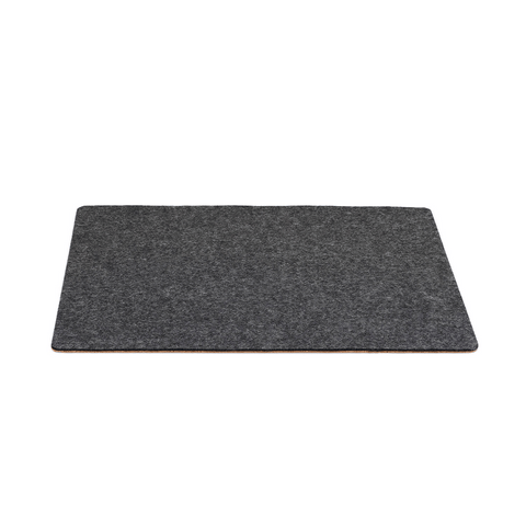 Desk pad made of felt and cork | 38x50cm | anthracite