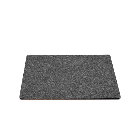 Desk pad made of felt and cork | 38x34.5cm | anthracite