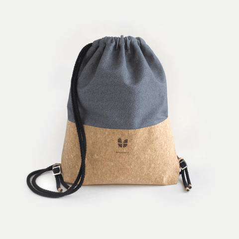 Gym bag, backpack | made of cotton and cork | Tracks
