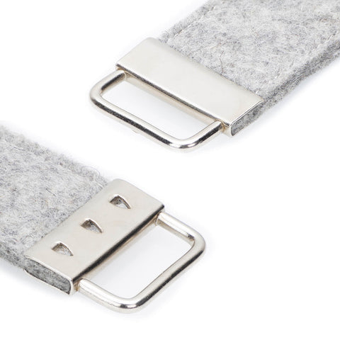 Felt keychain | light gray