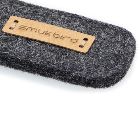 Felt keychain | anthracite