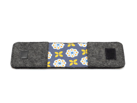 EC card case made of felt | anthracite - Bloom