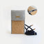 Shoulder bag for Google Pixel 9a | made of felt and organic cotton | light gray - bloom | model KEDJA