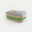 Accessory bag for cables & Co. | made of felt and cork | light grey-green