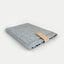 custom laptop sleeve | with magnetic closure and extra compartment | hellgrau - Bloom | Model "HAKA"