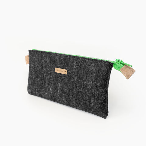 Pencil case anthracite-green | MISK
