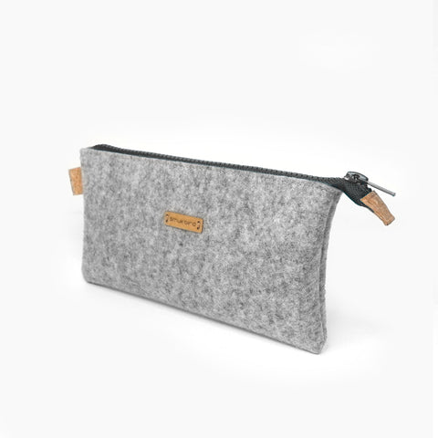 Pencil case light gray-black | MISK