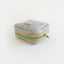 Accessory bag for cables & Co. | made of felt and cork | light grey-green