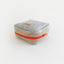 Accessory bag for cables & Co. | made of felt and cork | light grey-red