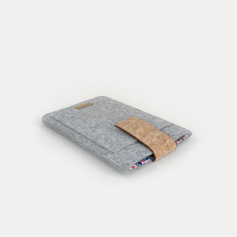 Cover for Kindle Paperwhite Kids 12th Gen | with magnetic closure and extra pocket | light gray - Colorful | Model "HAKA"
