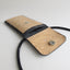 Shoulder bag for Google Pixel 9a | made of felt and organic cotton | anthracite - tracks | model KEDJA