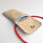 Shoulder bag for Google Pixel 9a | made of felt and organic cotton | light gray - colorful | model KEDJA