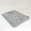 custom tablet case | with magnetic closure and extra compartment | hellgrau - Bloom | Model "HAKA"