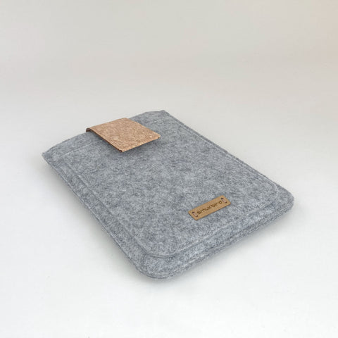 custom eReader cover | with magnetic closure and extra compartment | hellgrau - Colorful | Model "HAKA"