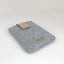 Case for Kobo Nia | with magnetic closure and extra compartment | light gray - Shapes | model "HAKA"