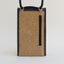 Shoulder Bag for iPhone 14 Pro Max | made of felt and organic cotton | anthracite - bloom | Model KEDJA