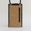 Shoulder Bag for iPhone 14 Pro Max | made of felt and organic cotton | anthracite - tracks | Model KEDJA