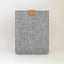 Case for MacBook Air 13 | with magnetic closure and extra compartment  | light gray - tracks | Model "HAKA"