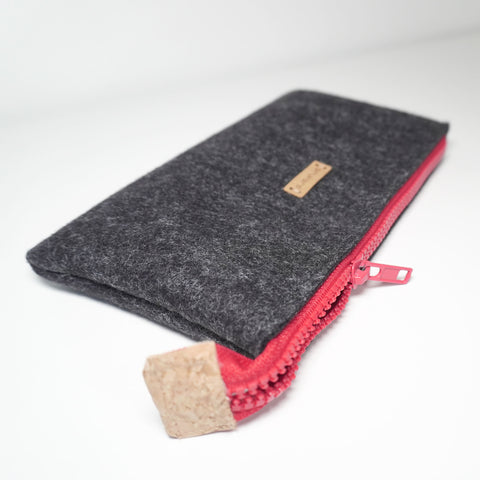 Pencil case anthracite-red | MISK