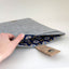 Case for Asus Vivobook 16 | with magnetic closure and extra compartment  | hellgrau - Bloom | Model "HAKA"