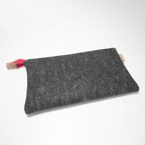 Pencil case anthracite-red | MISK