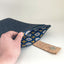 custom tablet case | with magnetic closure and extra compartment | anthrazit - Bloom | Model "HAKA"