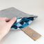 custom tablet case | with magnetic closure and extra compartment | hellgrau - Shapes | Model "HAKA"
