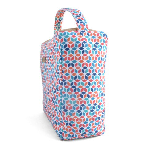 Sustainable doorstop | from fabric scraps | Colorful