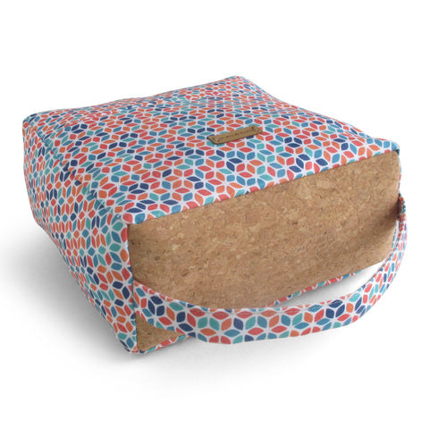 Sustainable doorstop | from fabric scraps | Colorful