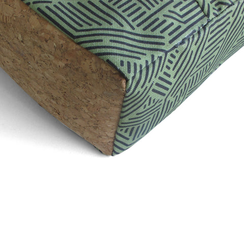 Sustainable doorstop | from fabric scraps | Stripes