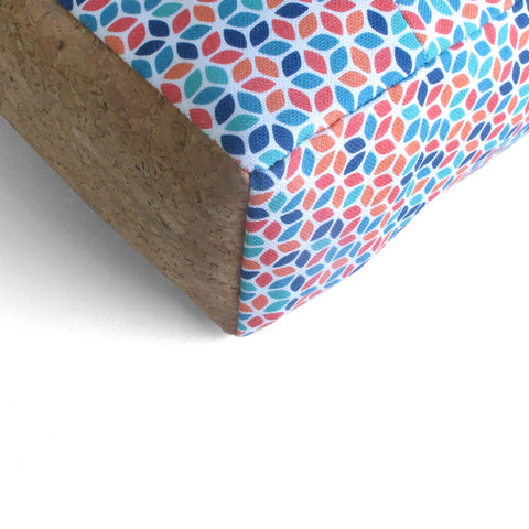 Sustainable doorstop | from fabric scraps | Colorful