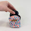 Mini bag for headphones & co. | made from organic cotton | Design Colorful | Model PocketCube