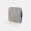 Mobile phone case for Samsung Galaxy M14 | made of felt and organic cotton | light gray - bloom | model "LET"