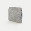 Mobile phone case for Samsung Galaxy Z Flip4 | made of felt and organic cotton | light gray - colorful | model "LET"