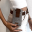 Handy belt bag for iPhone 13 | with magnetic closure and card compartment | anthracite | model CLIP